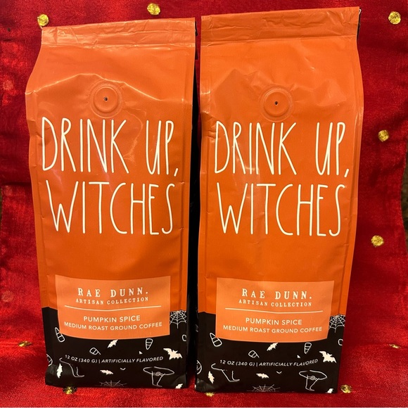 Rae Dunn Other - 2 bags NEW Rae Dunn DRINK UP WITCHES Pumpkin Spice Coffee